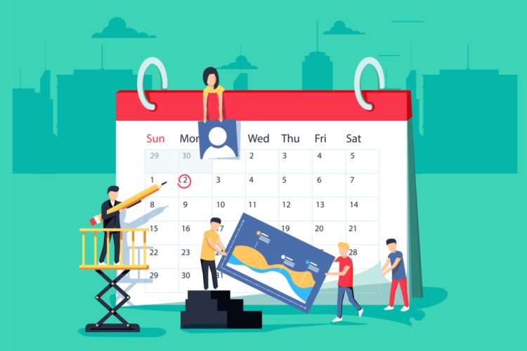 calendario redes sociales semrush