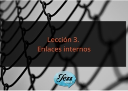 Lección 3. Enlaces internos