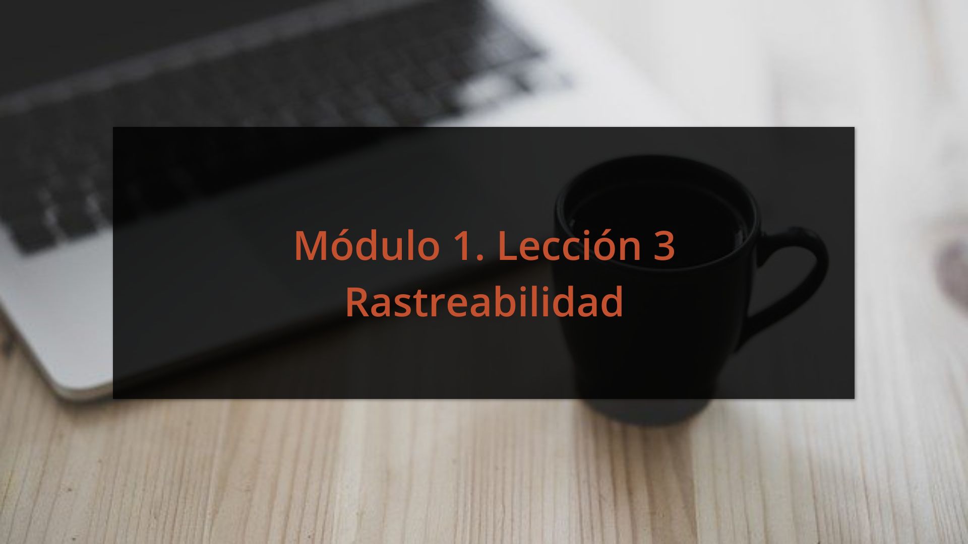 Rastreabilidad